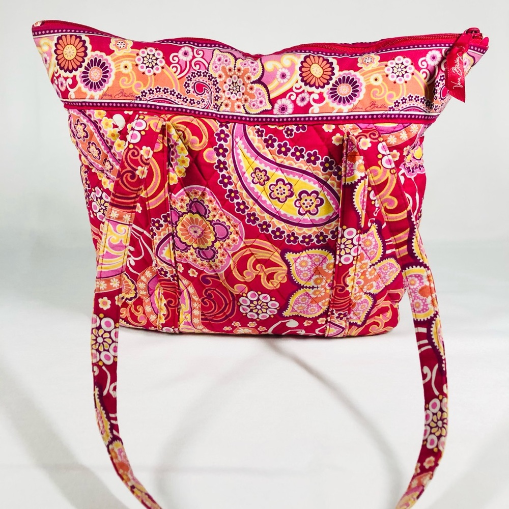 Vera Bradley “Raspberry Fizz” Tote Bag - Picture 4 of 7